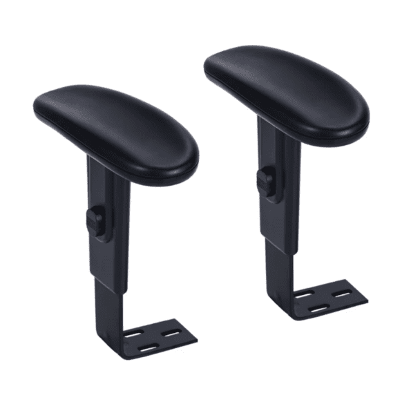 T type height metal adjustable Handle with doom Armrest for Office, Desk, and Computer Chairs