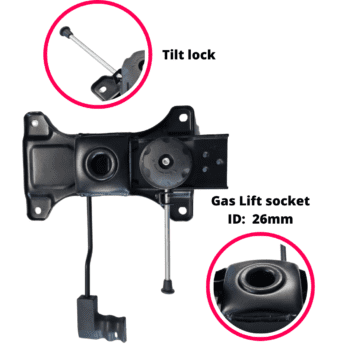 Pushback Mechanism for Office, Desk, and Computer Chairs