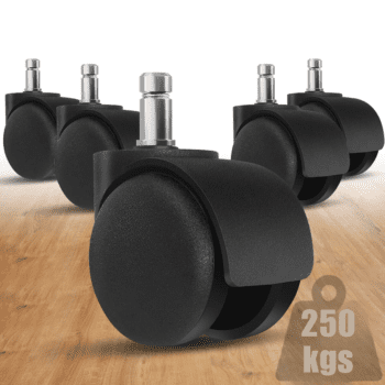 50mm Caster Wheel black for Office, Desk, and Computer Chairs