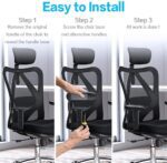 Comfortable PP hard plastic armrest Pad for Office Chairs