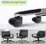 Regal Smooth Rolling 50mm Caster black Wheel for Office and Desk Chairs